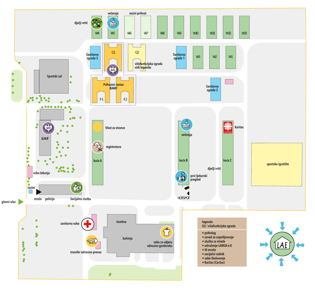 Locationmap serbisch